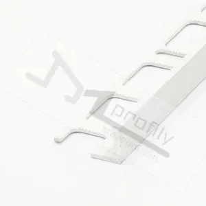 Lišta Havos profil L 9 mm 2,5 m hliník komaxit, bílá