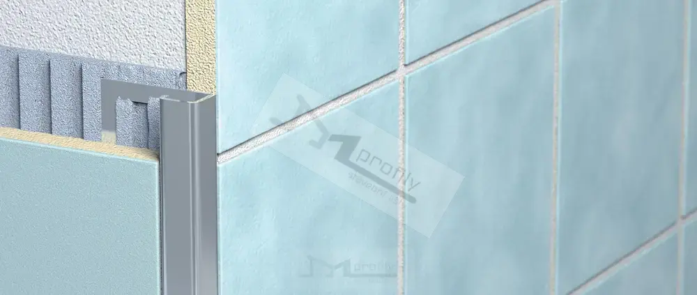 Havos, ukončovací lišta Pravoúhlá 11 x 11 mm / 2.5 m, kartáčovaná nerez