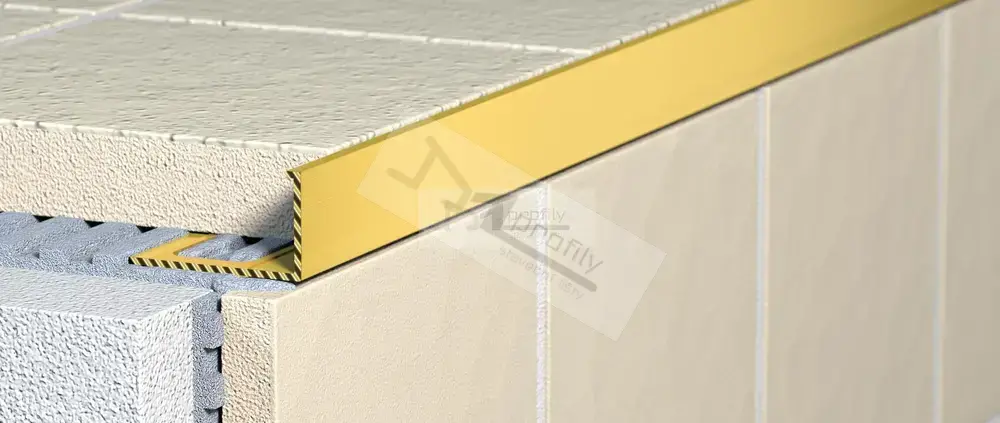 Lišta Havos profil L 9 mm 2,5 m hliník elox bronz tmavý