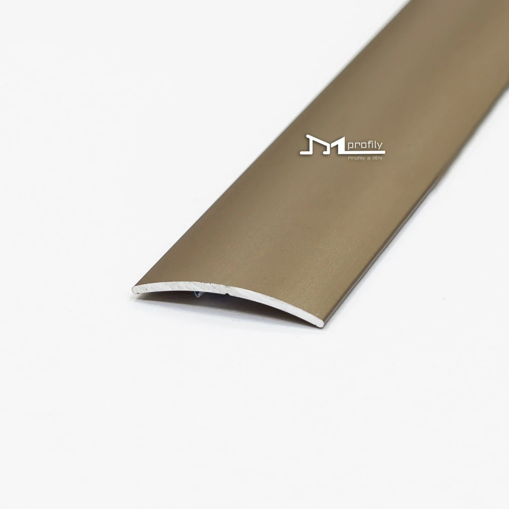 Přechodová lišta samolepící plochá 38mm / 2.7m, hliník ELOX CHAMPAGNE
