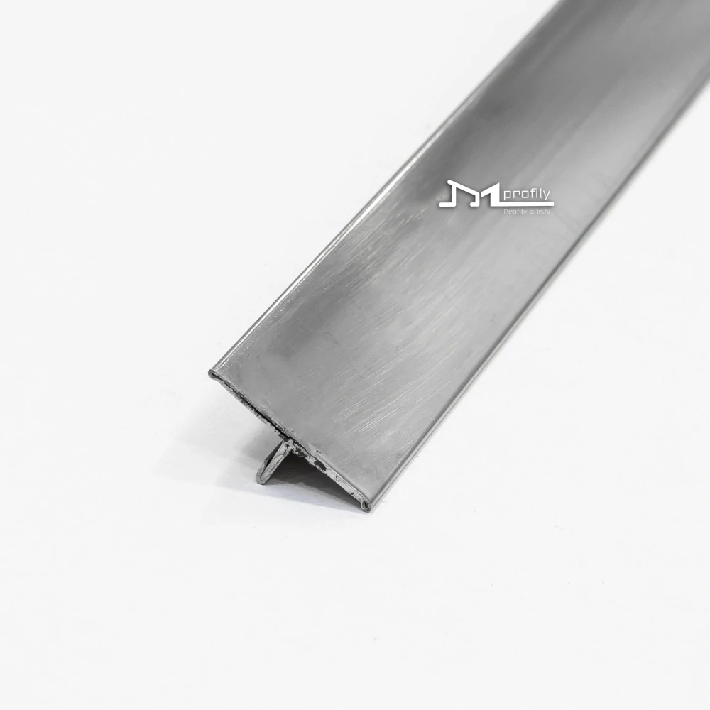 Lišta Dělící profil T 14 mm, 2.5 m, Chrom