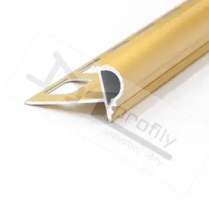 Havos dekorační schodová lišta P 10mm/2,5m ELOX ZLATÝ, hliník
