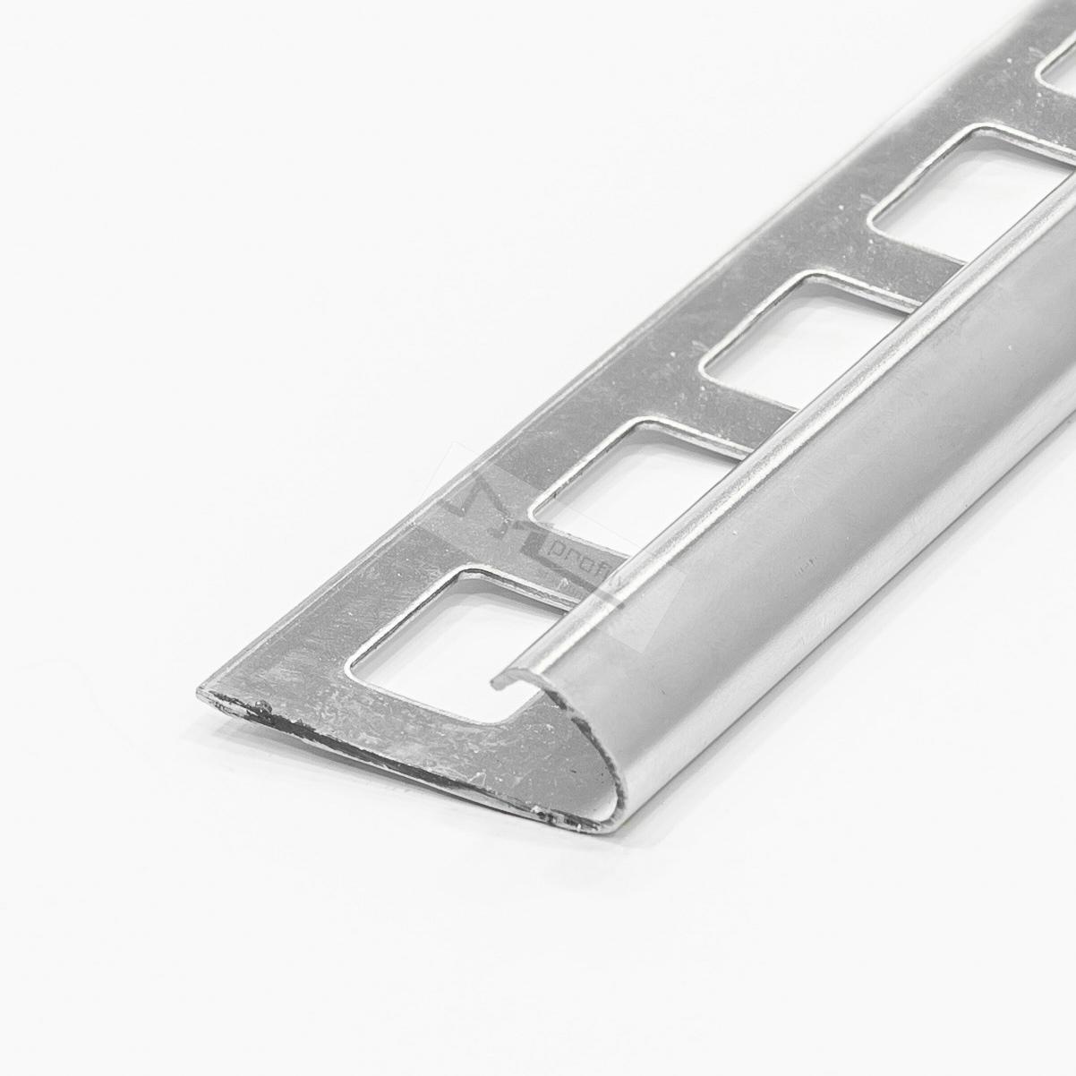 Havos, ukončovací lišta Oblá 6 mm / 2.5 m, nerez pololesk