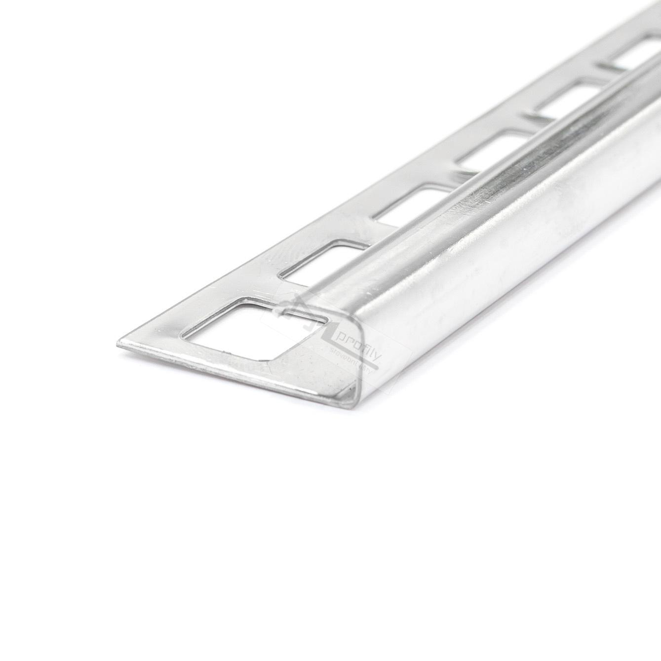 Havos, ukončovací lišta Pravoúhlá 10 x10 mm / 2.5 m, nerez pololesk
