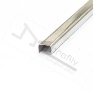 Lišta listela ACERO 20 mm, 1.0 m, leštěná nerez