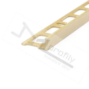 Lišta Havos profil L 12,5 mm 2,5 m komaxit zlatý