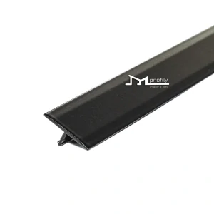 Lišta Dělící profil T 26 mm, 2.5 m, komaxit černý