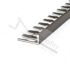 Lišta Havos Flexi tvarovací L 10 /2,5m hliník elox bronz