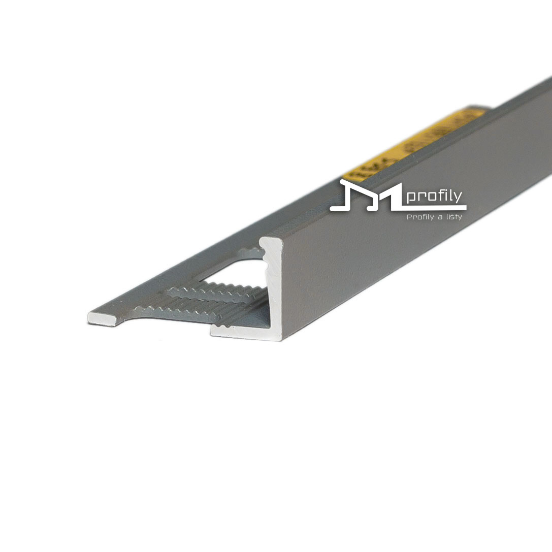 Lišta Havos profil L 8 mm 2,5 m komaxit prachová šedá 