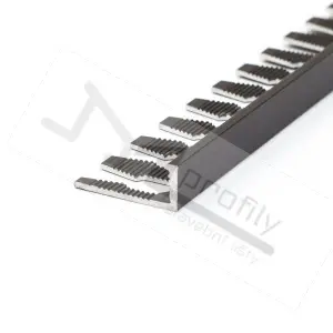 Lišta Havos Flexi tvarovací L 10 /2,5m hliník elox bronz tmavý