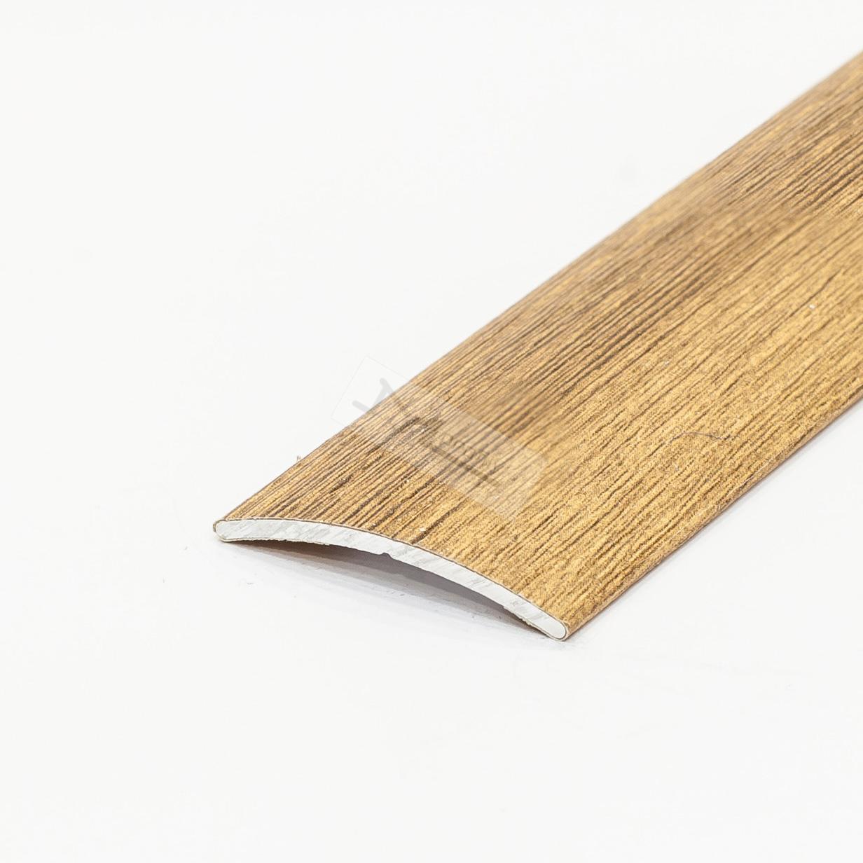 Schodová hrana samolepící 25x20/2,7m hliník, DUB dřevodekor