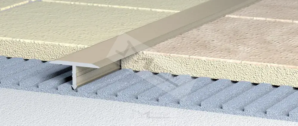 Lišta Dělící profil T 14 mm 2.5 m, komaxit černý