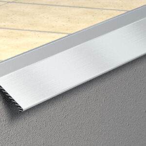 Balkonová lišta Havos s okapničkou, komaxit hnědý, přesah 15 mm, 2.5 m