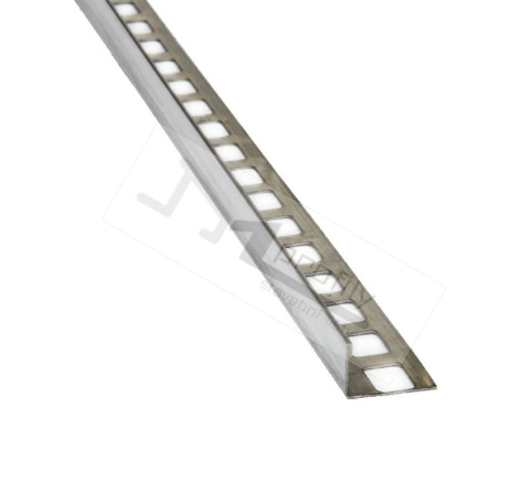 lišta L 25 mm 2,5 m nerez kartáčovaná