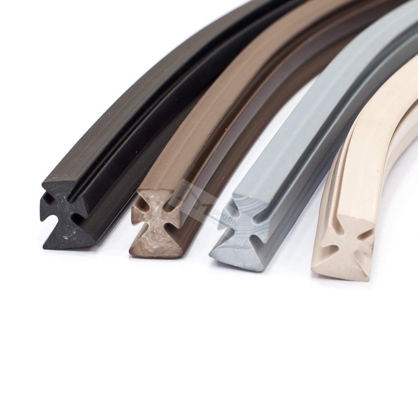 Schodový profil s výměnnou PVC hranou