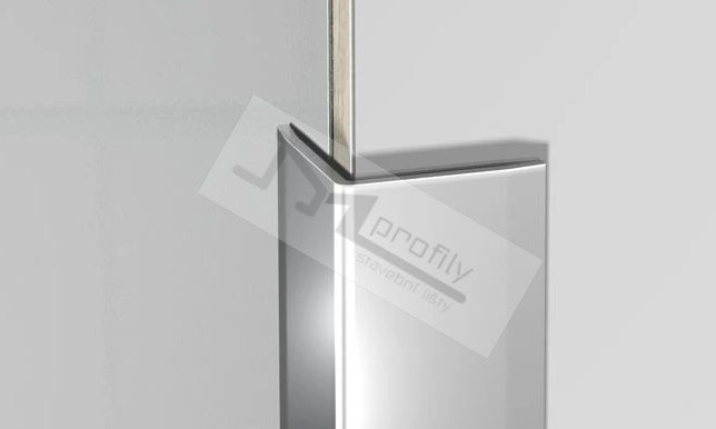 Ochranný roh 25x25 mm 2,5 m nerez kartáčovaná