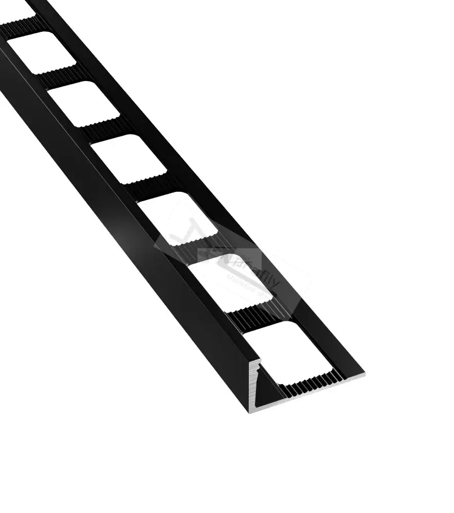 Lišta Havos odlehčený k obkladům profil L 6 mm 2,5 m hliník komaxit, černá