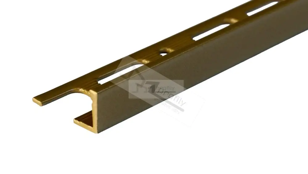 Lišta Havos profil L 8 mm 2,5 m komaxit zlatý