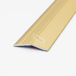 Přechodová lišta samolepící zkosená 35x8mm / 2,7m hliník elox zlatý
