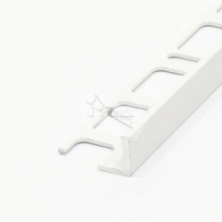 Lišta Havos L 6 mm 2,5 m odlehčená k obkladům, hliník komaxit bílá